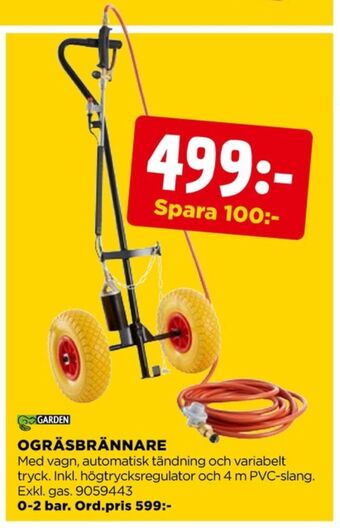 Jem&Fix Garden ogräsbrännare erbjuda
