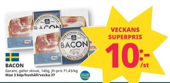 Tempo Garant baconskivor erbjuda
