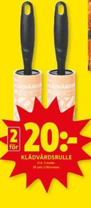 ICA Kvantum KLÄDVÅRDSRULLE erbjuda