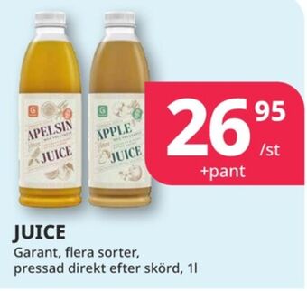Tempo Garant juice erbjuda