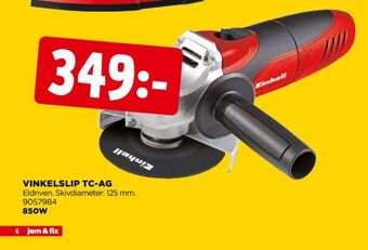 Jem&Fix Einhell vinkelslip erbjuda