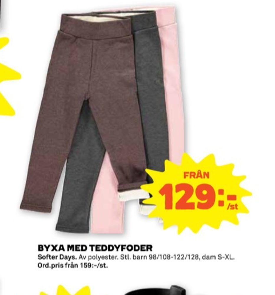 Stora Coop Softer days byxor erbjuda