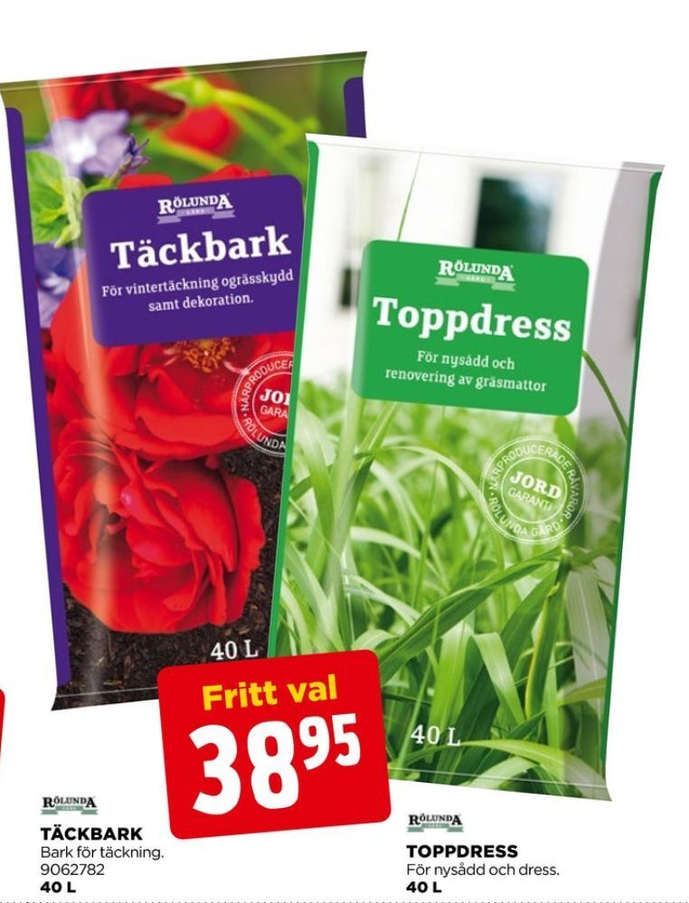 Jem&Fix Rölunda gräsmattedress erbjuda