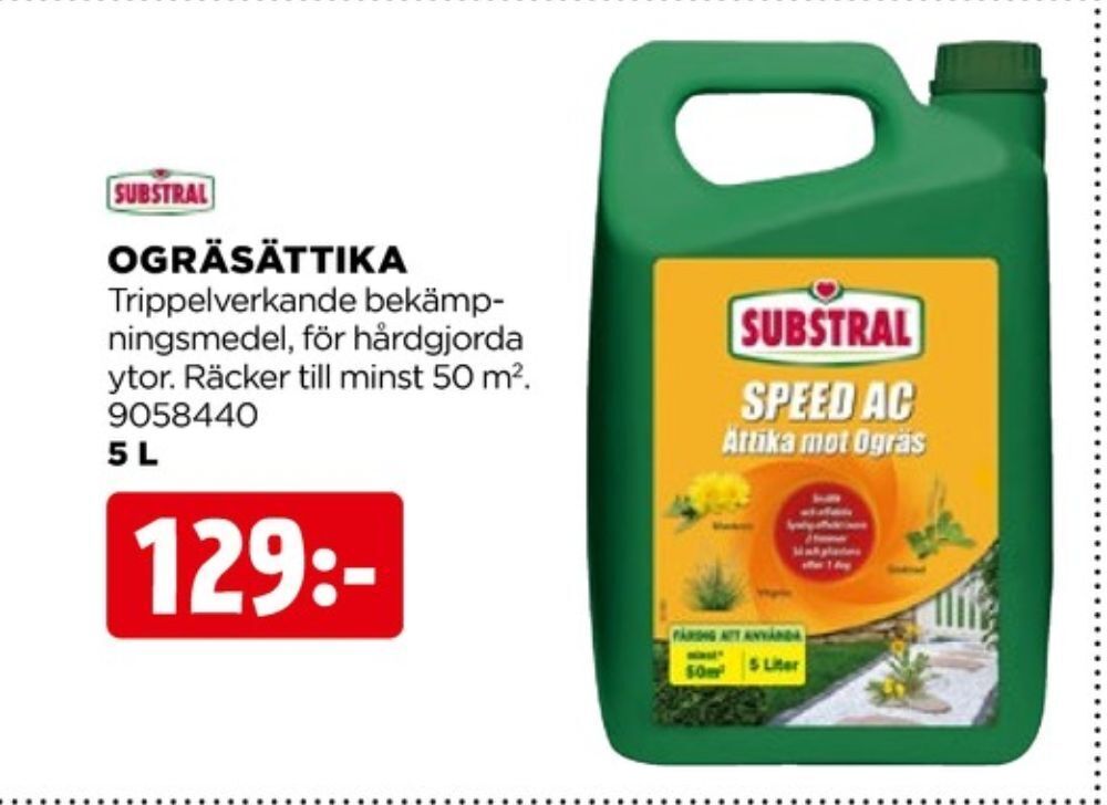 Jem&Fix Substral ogräsmedel erbjuda