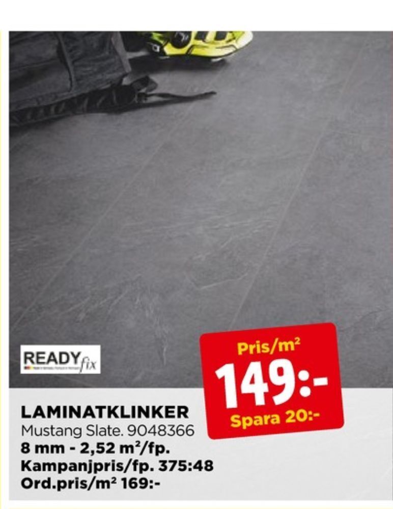 Jem&Fix Readyfix laminatgolv erbjuda