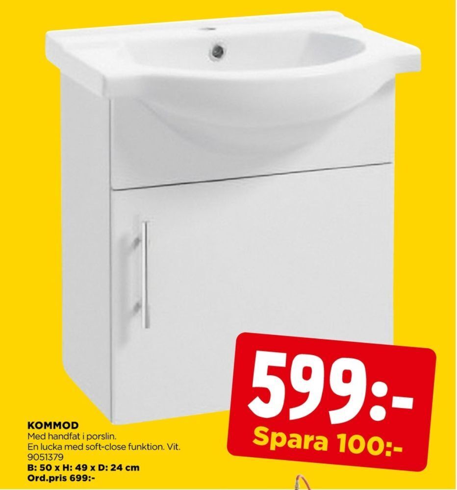Jem&Fix Readyfix badrumsmöbel erbjuda