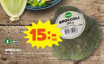 Coop Konsum Broccoli erbjuda
