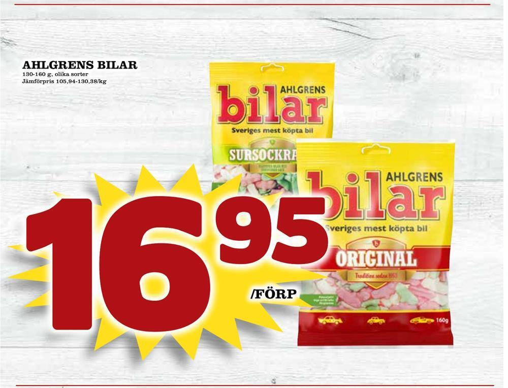 Din Mat Ahlgrens bilar erbjuda