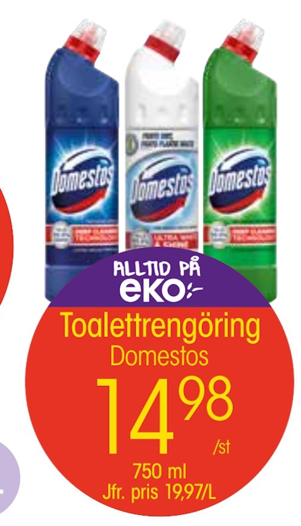 EKO Toalettrengöring erbjuda