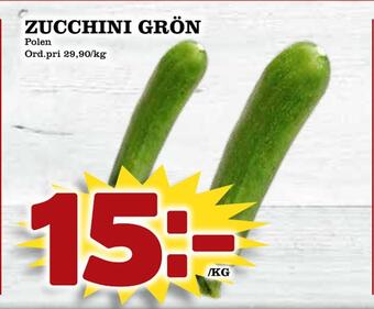 Din Mat Zucchini grön erbjuda