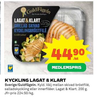 Kyckling lagat & klart