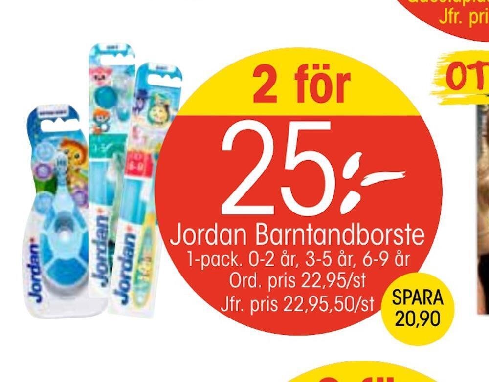 EKO Jordan barntandborste erbjuda