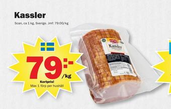 Pekås Kassler erbjuda