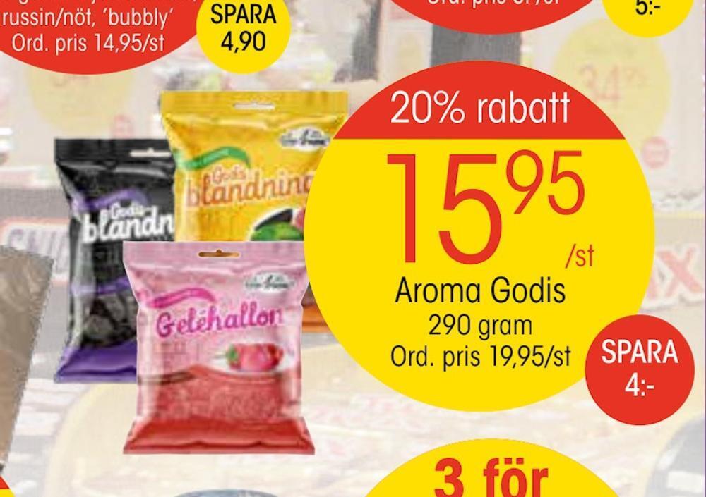 EKO Aroma godis erbjuda
