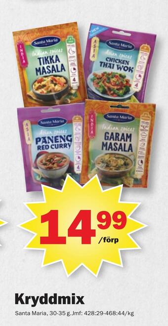 Pekås Kryddmix erbjuda