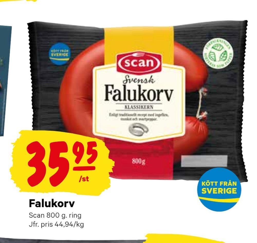 minmatbutik Falukorv erbjuda