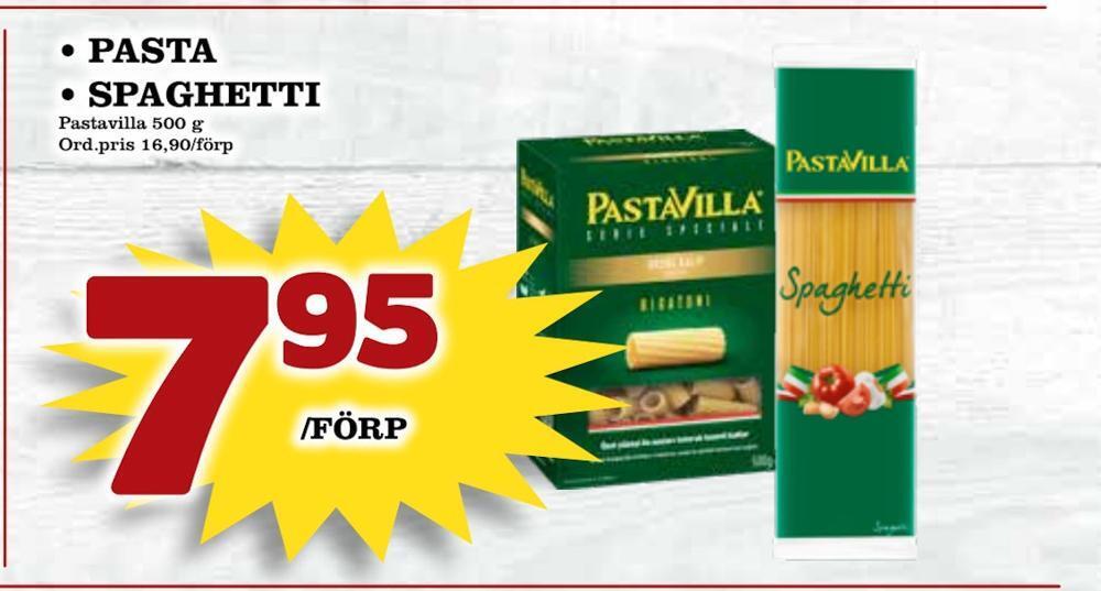 Din Mat Pasta • spaghetti erbjuda