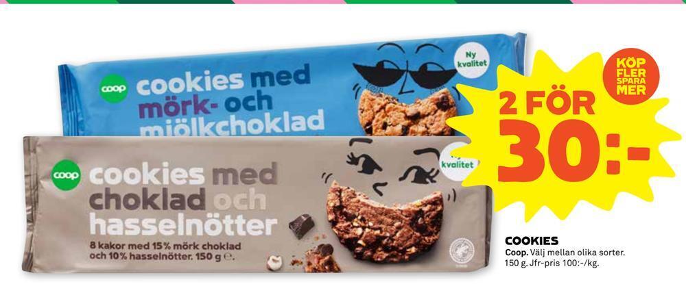Stora Coop Cookies erbjuda