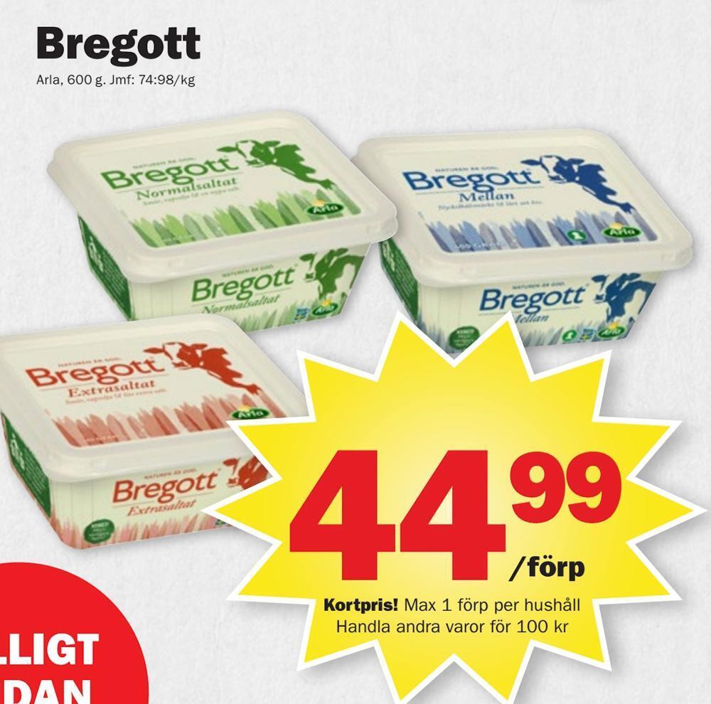 Pekås Bregott erbjuda