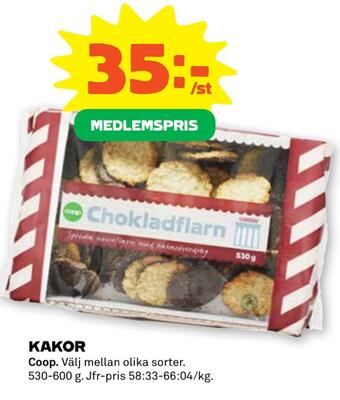 Stora Coop Kakor erbjuda