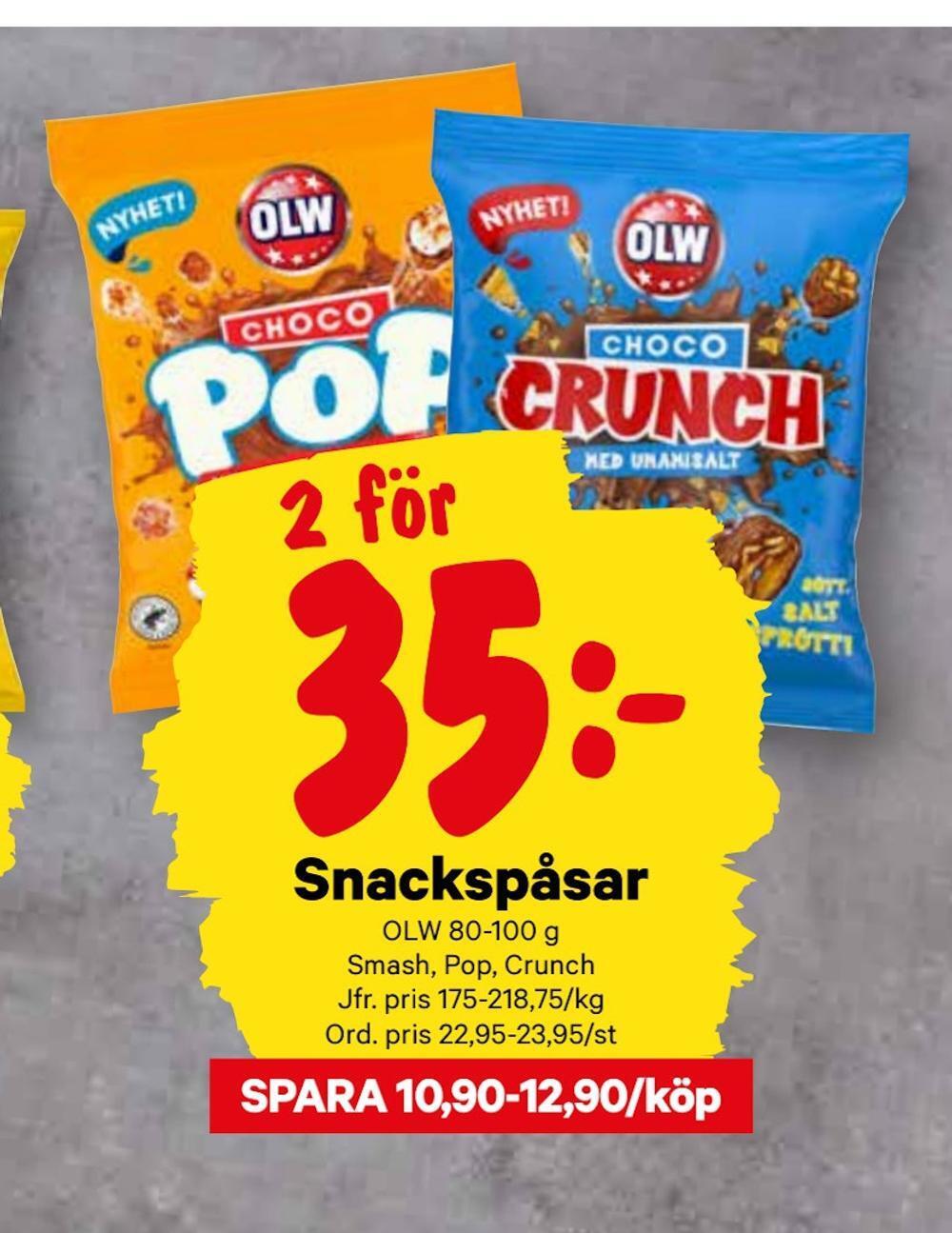 minmatbutik Snackspåsar erbjuda
