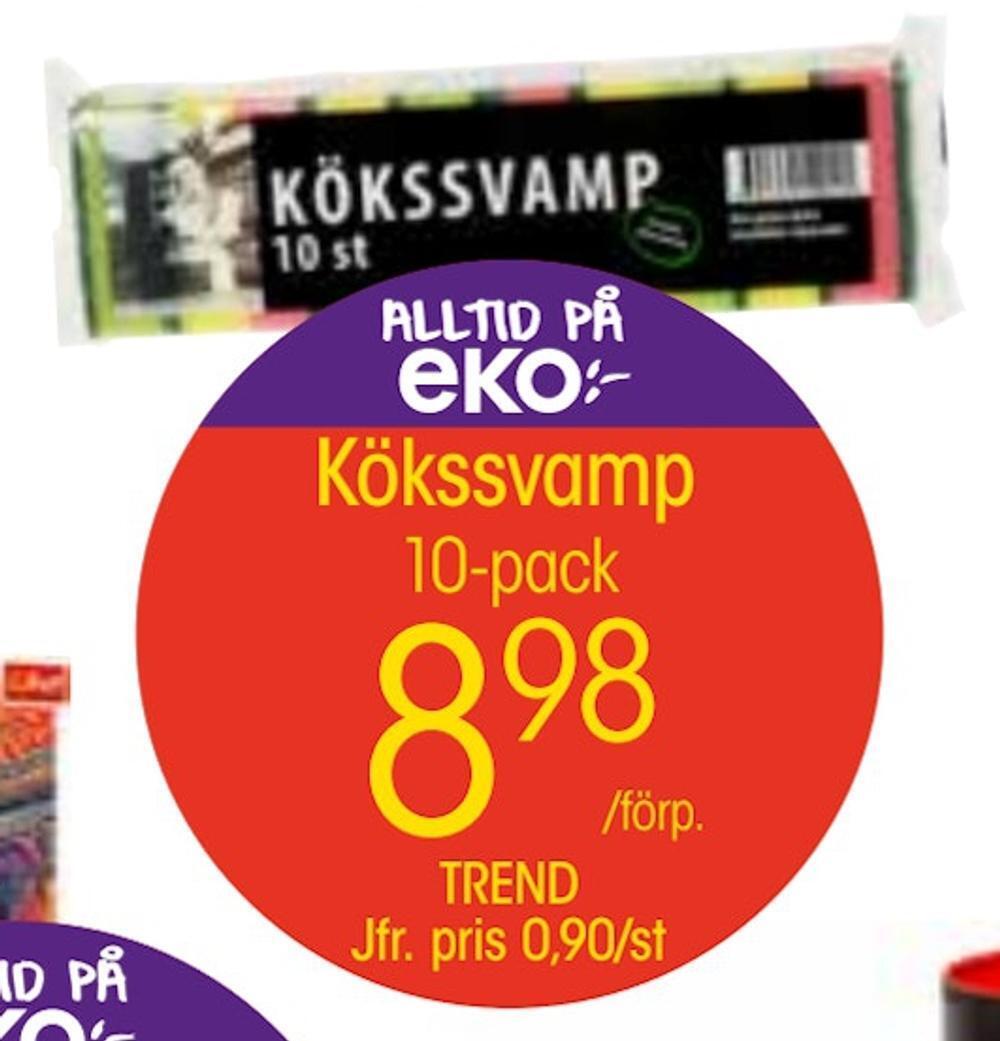 EKO Kökssvamp erbjuda