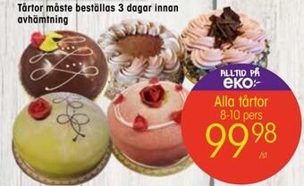 EKO Alla tårtor erbjuda