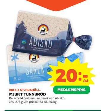 Stora Coop Mjukt tunnbröd erbjuda