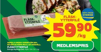 Stora Coop Fläskytterfilé erbjuda