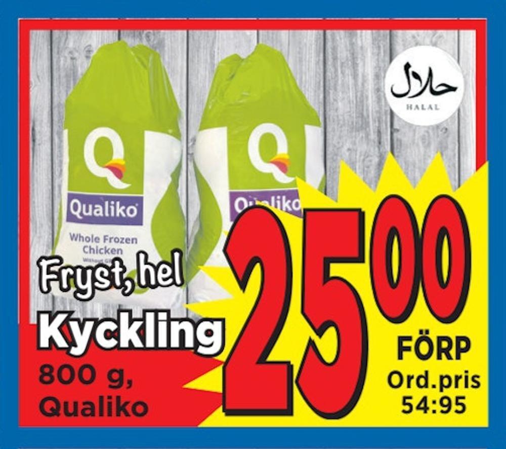 Supergrossen Kyckling erbjuda