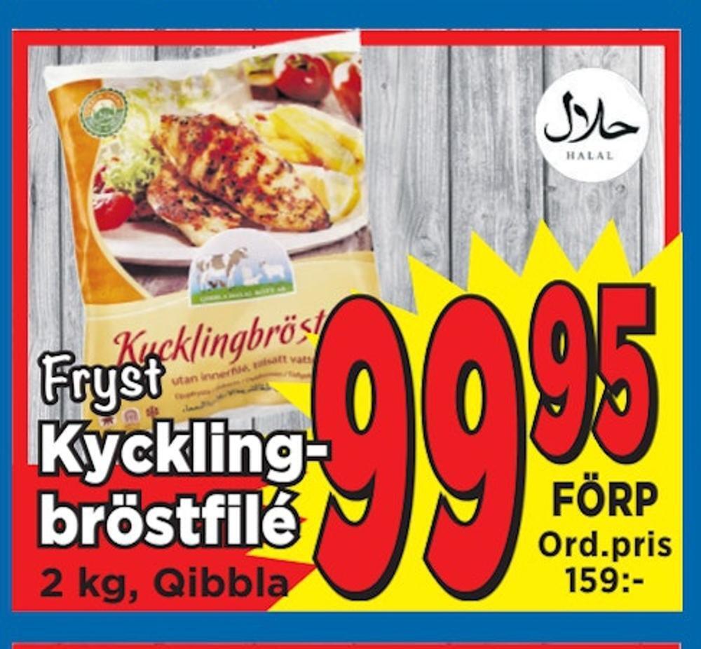 Supergrossen Kycklingbröstfilé erbjuda
