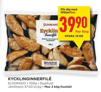 Kycklinginnerfilé