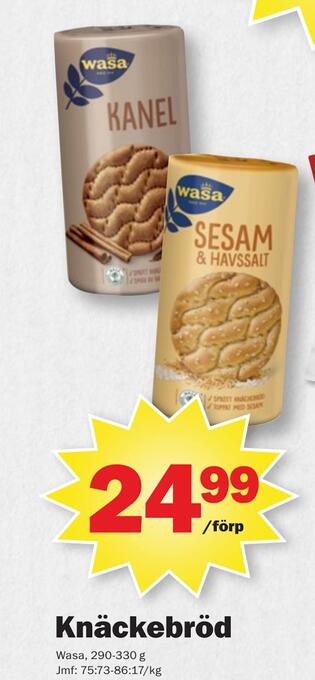Pekås Knäckebröd erbjuda