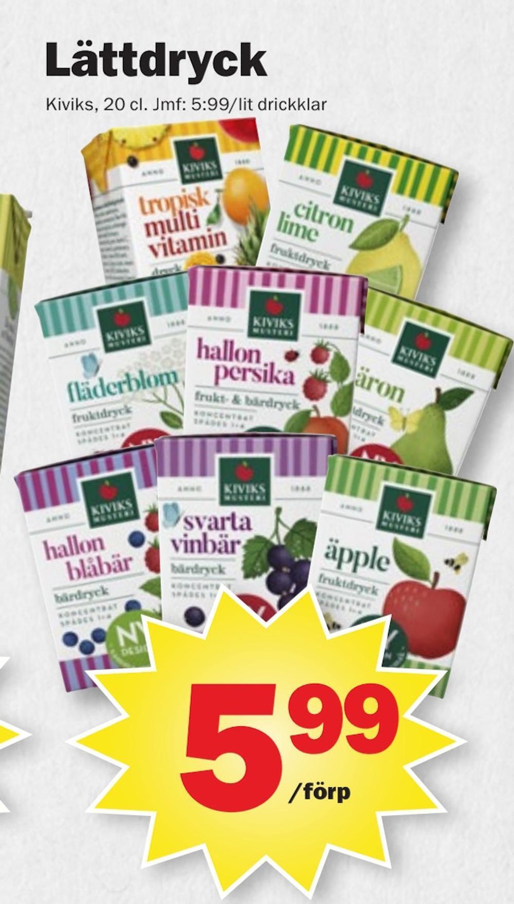 Pekås Lättdryck erbjuda
