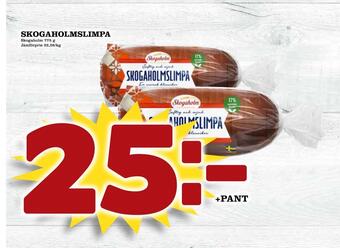 Supergrossen Skogaholmslimpa erbjuda