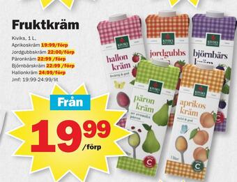 Pekås Fruktkräm erbjuda