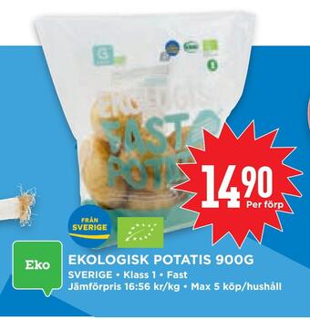 Willys Hemma Ekologisk potatis 900g erbjuda