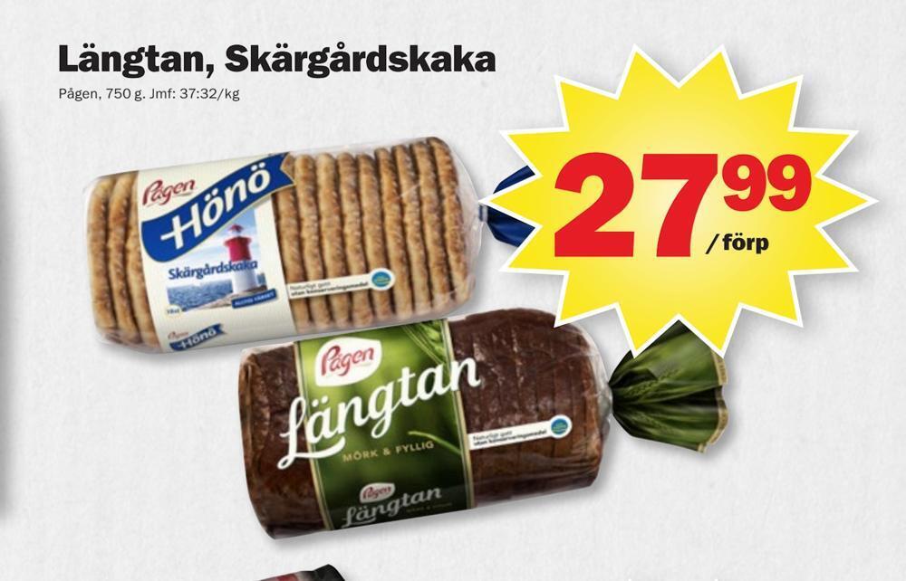 Pekås Längtan, skärgårdskaka erbjuda