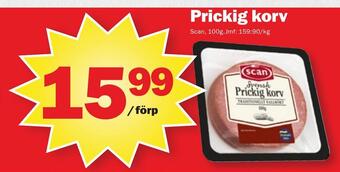 Pekås Prickig korv erbjuda