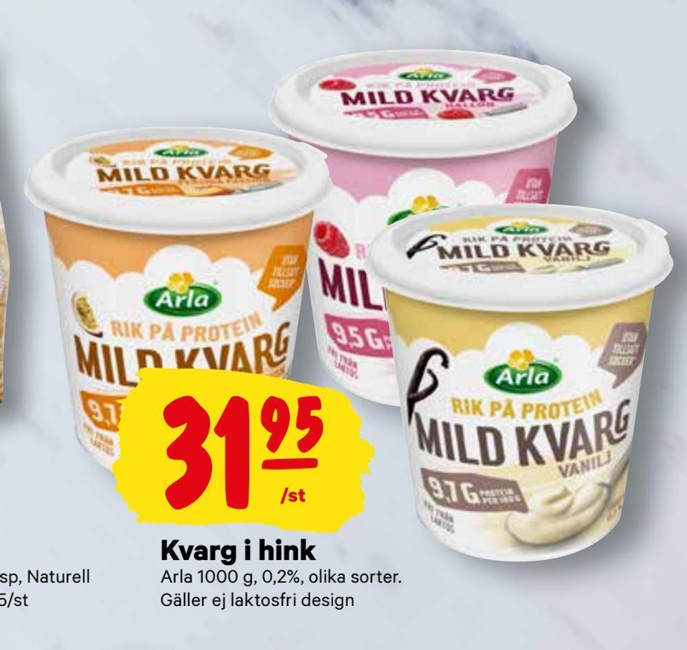 minmatbutik Kvarg i hink erbjuda
