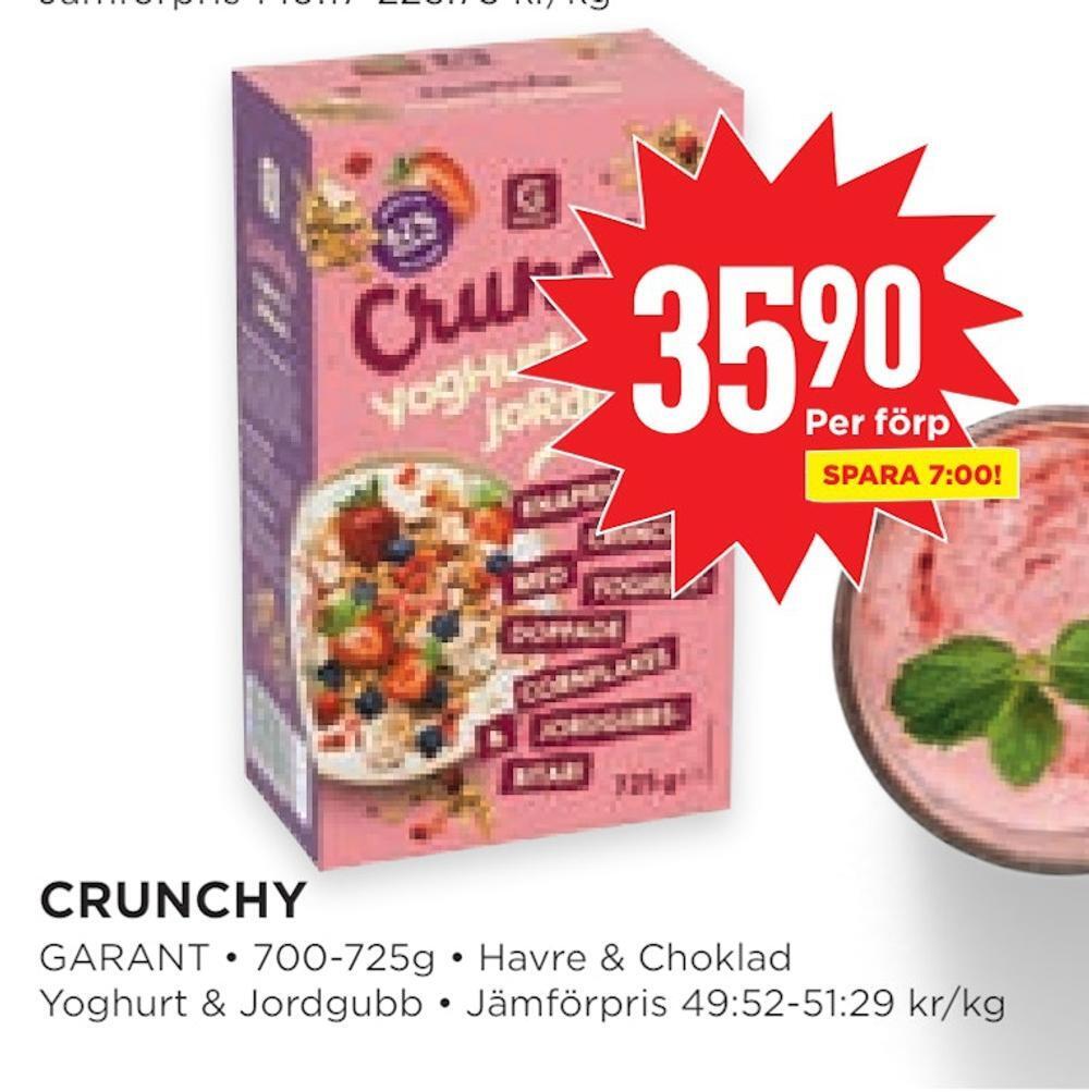 Willys Hemma Crunchy erbjuda