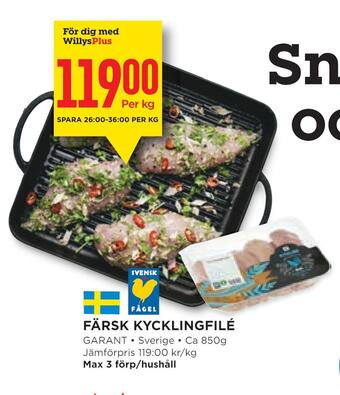 Färsk kycklingfilé