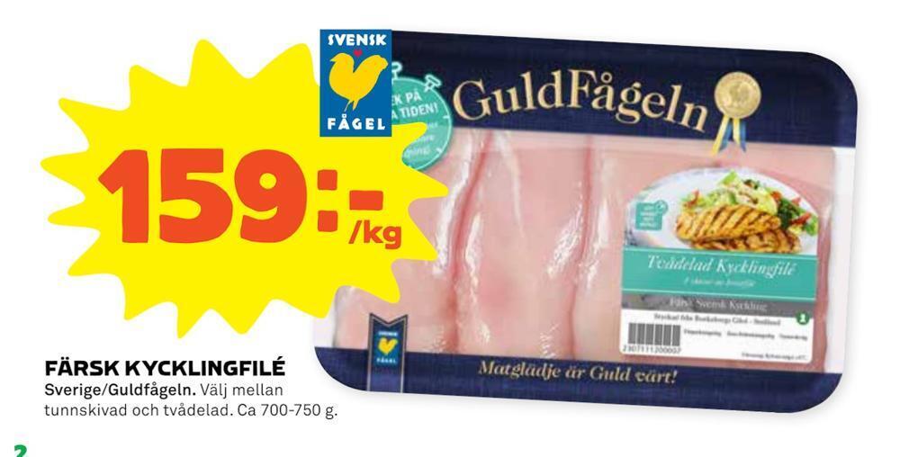 Coop Forum Färsk kycklingfilé erbjuda