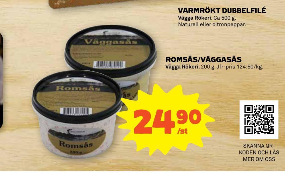Stora Coop Romsås/väggasås erbjuda