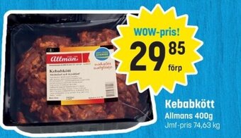 Eurocash Kebabkött Allmans 400g erbjuda