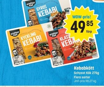 Eurocash Kebabkött Schysst Käk 275g erbjuda
