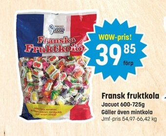 Eurocash Fransk fruktkola Jacuot 600-725g erbjuda