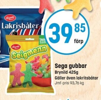 Eurocash Sega gubbar Brynild 425g erbjuda