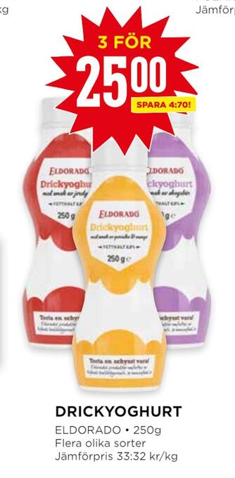 Willys Drickyoghurt erbjuda