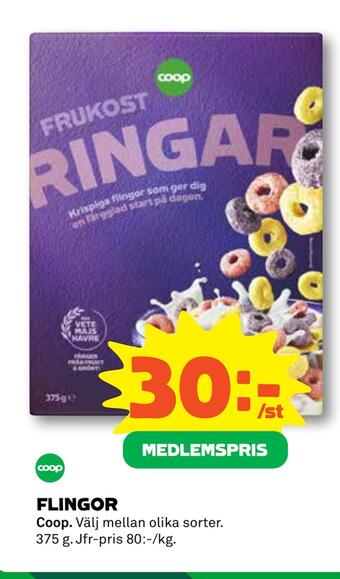 Coop Flingor erbjuda